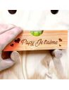 Décapsuleur niveau à bulle multifonction personnalisé 'Papy Je t'aime'