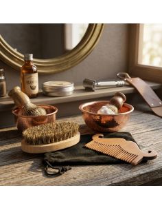 Kit brosse et peigne à barbe personnalisé pour Papy 2