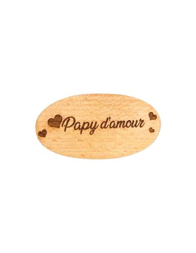 Kit brosse et peigne à barbe personnalisé pour Papy