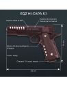 Réplique airsoft Plan Beta Pistolet Heavy Metal Hi-Capa Noir Spring The Equalizers