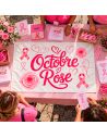 Banderole décorative Octobre Rose 80x120 cm