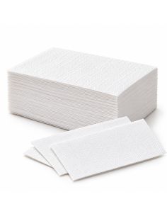 100 Serviettes En Papier Pour Distributeur de serviettes - Dimensions : 12 x 8 cm