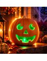 Décoration Halloween Citrouille Lumineuse - Dimensions : 23 x 22 cm