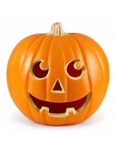 Décoration Halloween Citrouille Lumineuse - Dimensions : 23 x 22 cm