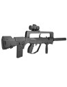 Réplique airsoft M46P Double Eagle Style Famas Noir spring 0.8 joule | The-Replicant.com