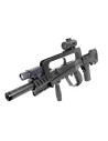 Réplique airsoft M46P Double Eagle Style Famas Noir spring 0.8 joule | The-Replicant.com