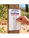 Compteur de Points Pétanque Club " Une Partie de Pétanque ça Fait Plaisir"