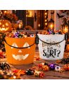 Seaux à bonbons Halloween - Lot de 2 paniers collector