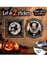 Stickers mural lenticulaires Halloween - Effet changeant - 2 variations disponibles