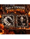 Stickers mural lenticulaires Halloween - Effet changeant - 2 variations disponibles