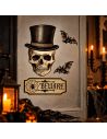 Lot de 4 Stickers Muraux Halloween - Décoration Gothique - 2 variations disponibles