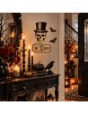 Lot de 4 Stickers Muraux Halloween - Décoration Gothique - 2 variations disponibles