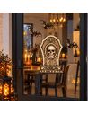 Lot de 4 Stickers Muraux Halloween - Décoration Gothique - 2 variations disponibles