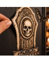Lot de 4 Stickers Muraux Halloween - Décoration Gothique - 2 variations disponibles