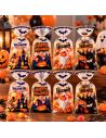 Lot de 8 Sachets Cadeaux Halloween - Emballages à Friandises