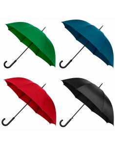 Parapluie Canne Automatique haute résistance - 4 Couleurs Disponibles - Dimensions Ouvert :  83 x 104 cm