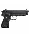 Réplique Airsoft MOD92 Rail Culasse Métal Spring Noir