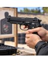 Réplique Airsoft MOD92 Rail Culasse Métal Spring Noir