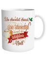 Mug céramique – Chocolat chaud & téléfilms de Noël – 330 ml