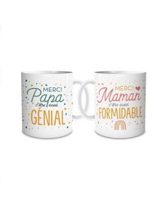Coffret Duo de Mug Papa et Maman