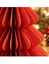 Sapin de Noël en papier nid d'abeille 40cm - Décoration chic - 3 couleurs disponibles