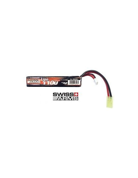 Batterie Li-po 11.1V 1100mAh 25C A2 Swiss Arms