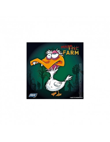 100 Cibles Psycho Farm pour cible en métal ASG