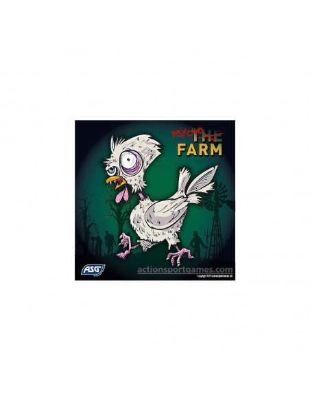 100 Cibles Psycho Farm pour cible en métal ASG