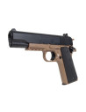 Colt 1911 noir et tan spring avec embout
