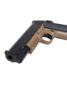 Colt 1911 noir et tan spring avec embout